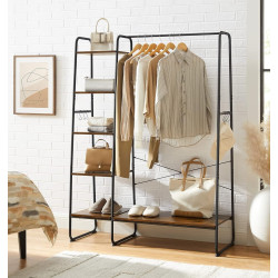 Система хранения Vasagle RGR116B01 (Rustic Brown/Black)