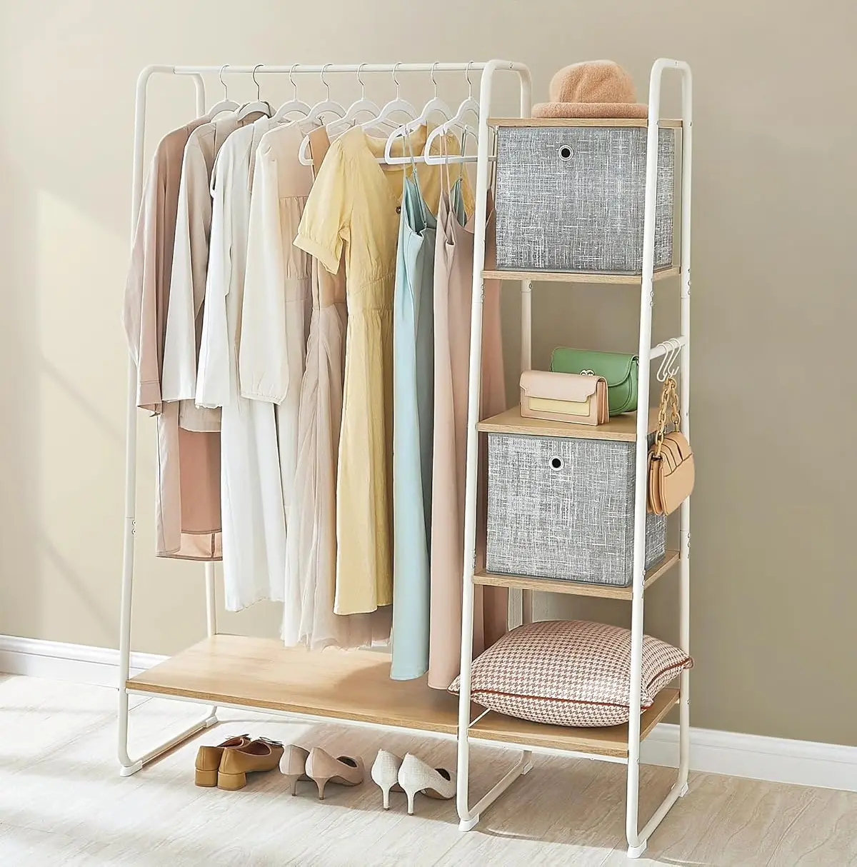 Sistem depozitare Vasagle RGR116W09 (Oak/White) - 3