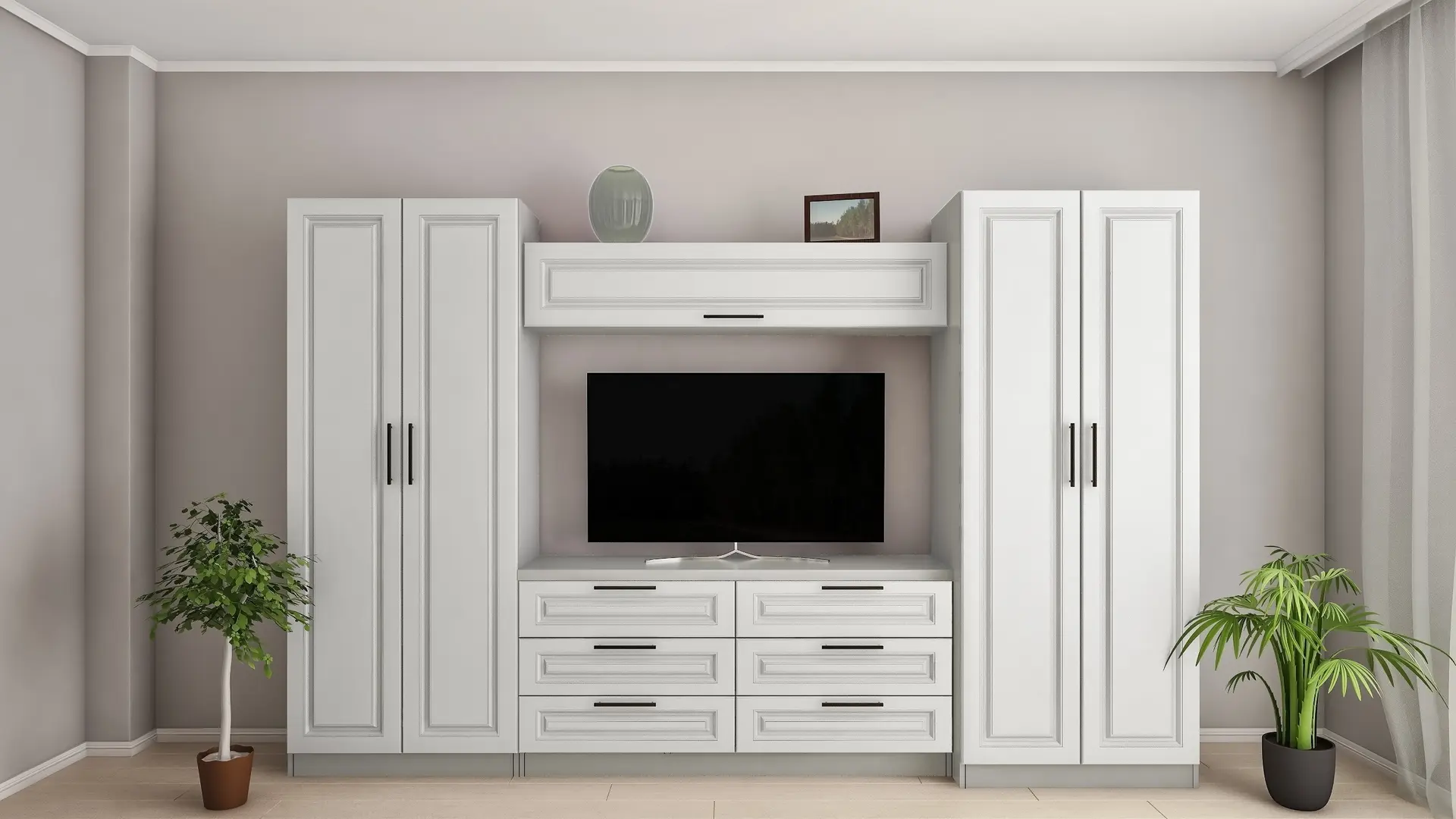 Гостиная Bafimob Алина ФY 3.1м (Grey/Stone Oak)