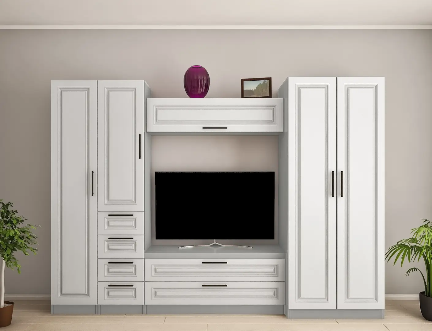 Гостиная Bafimob Алла Мини-ФY 2.8m (Grey/Stone Oak)