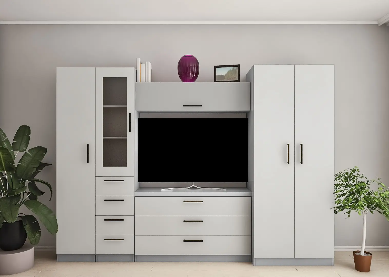 Гостиная Bafimob Алла Мини-Y 2.8м (Grey/Light Grey)