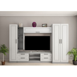 Гостиная Bafimob Елена-ФY ТВ-1.5м 3м (Grey/Stone Oak) Thumb