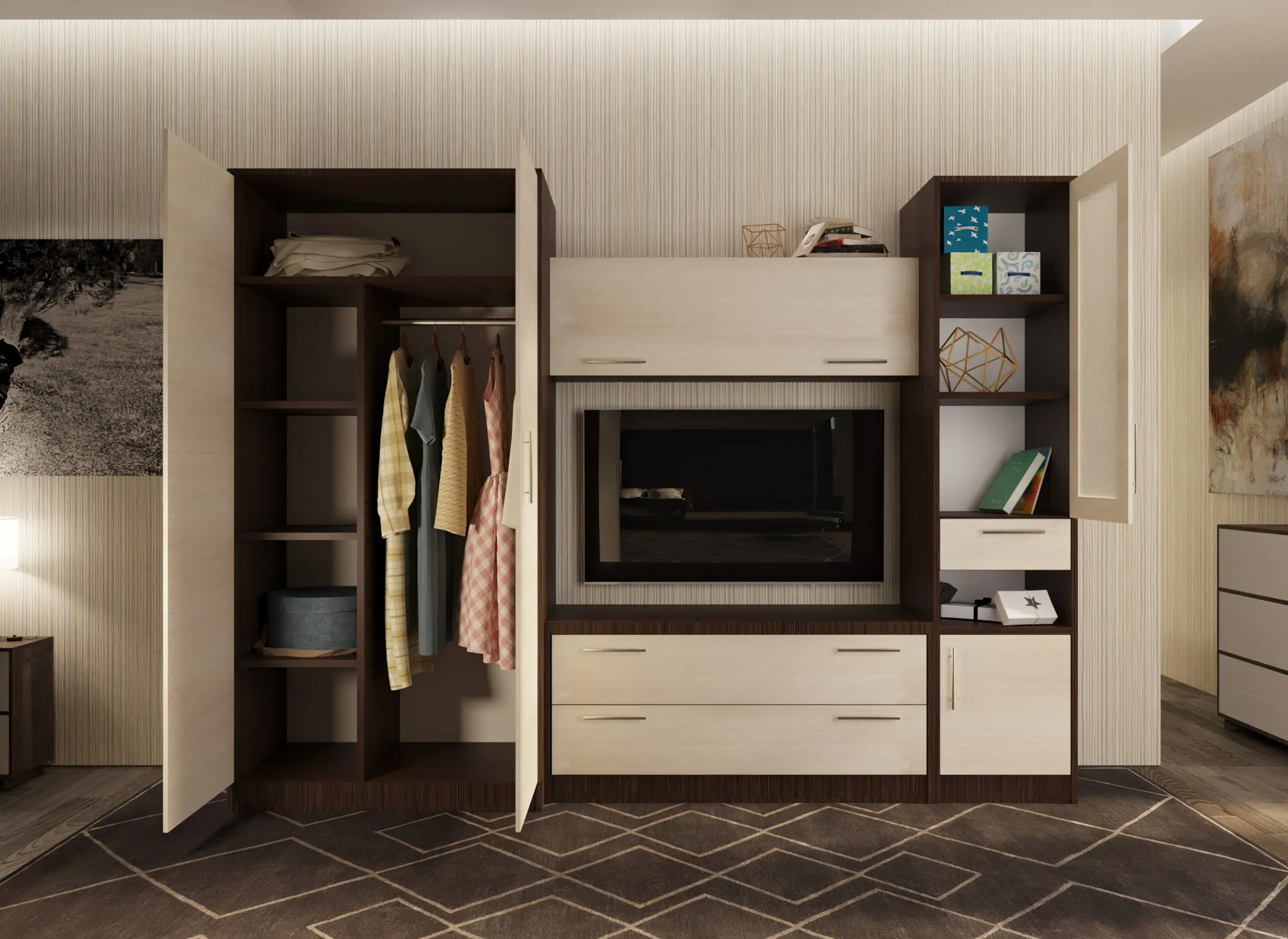 Гостиная Bafimob Лора ТВ-1м 2.4м - 4