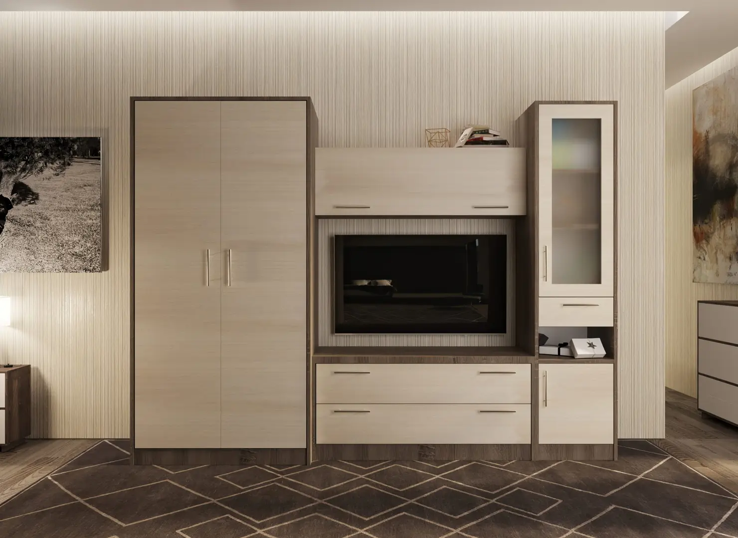 Гостиная Bafimob Лора ТВ-1м 2.4м