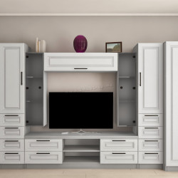 Гостиная Bafimob Людмила-ФY ТВ-1.2м 4.2м (Grey/Stone Oak)