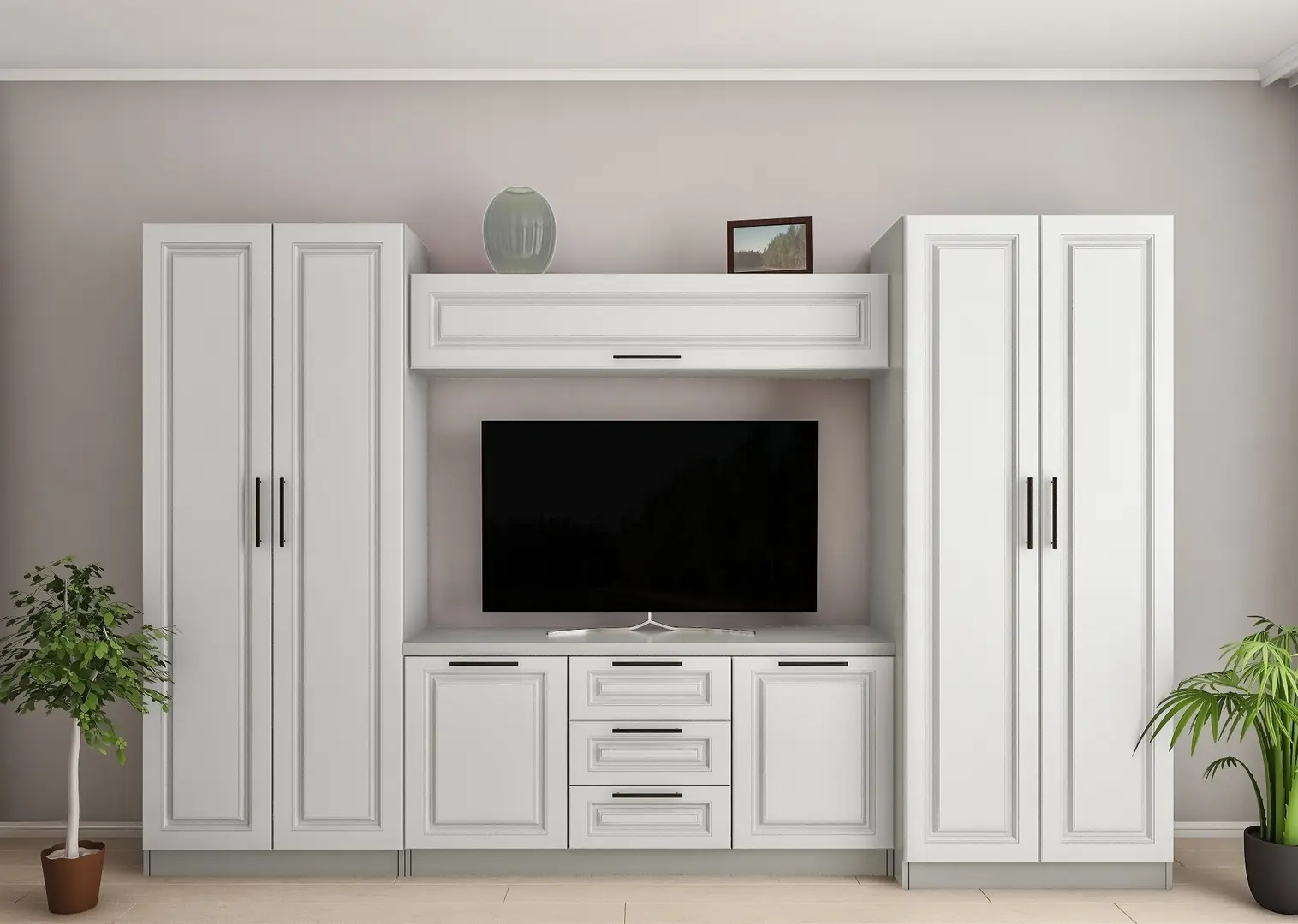 Гостиная Bafimob Маша ФY 3.1м (Grey/Stone Oak)