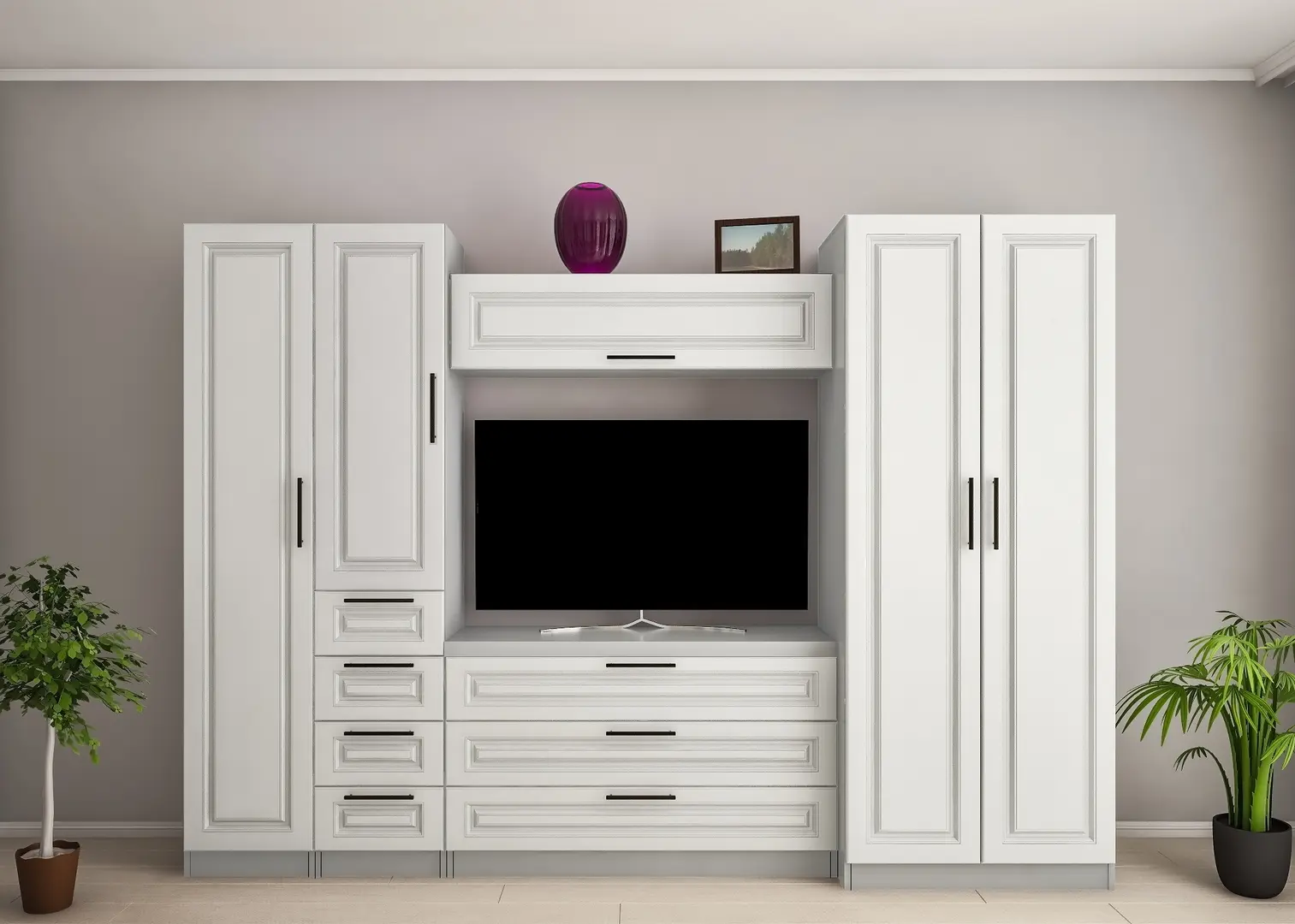 Гостиная Bafimob Вера ФY 2.8м (Grey/Stone Oak)