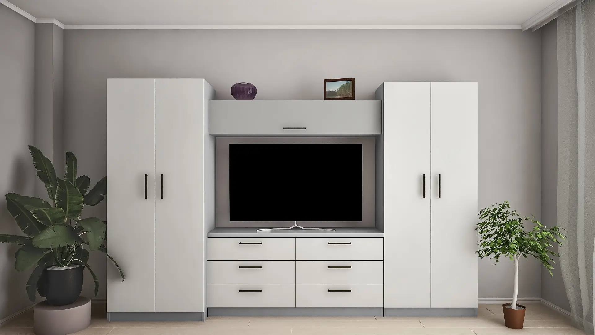 Living Bafimob Alina Y 3.1m (Grey/Light Grey)