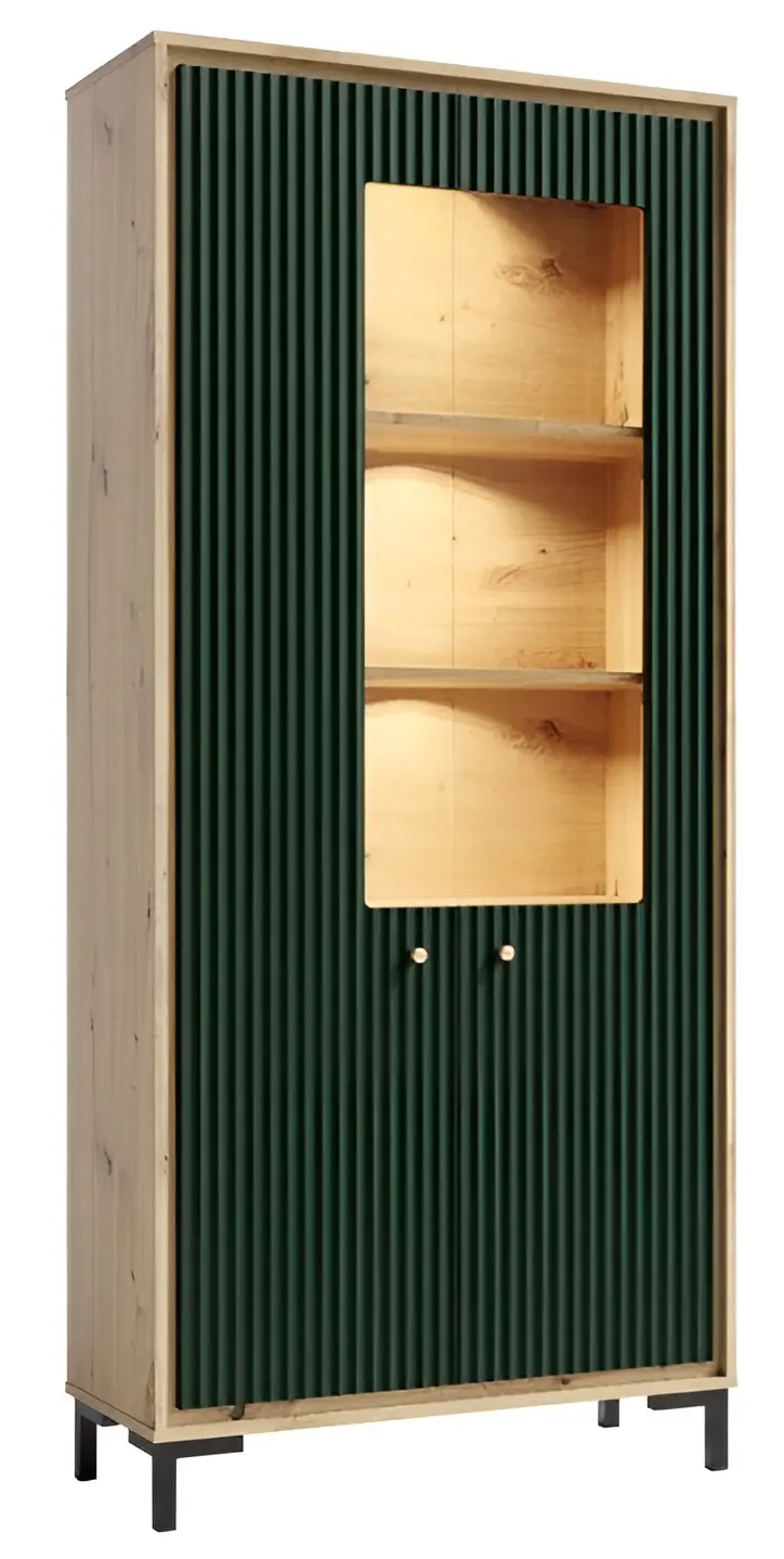 Гостиная Fadome Parii A (Artisan Oak/Green) - 2