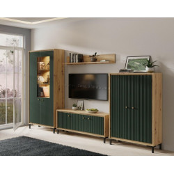 Гостиная Fadome Parii A (Artisan Oak/Green) Thumb