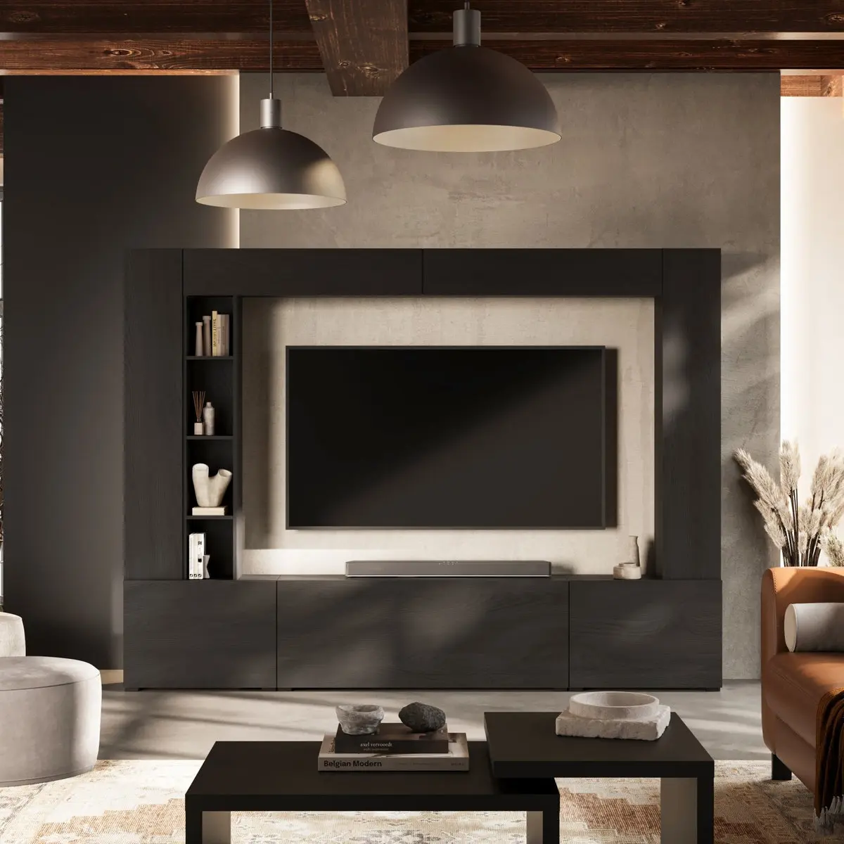 Гостиная Helvetia Aura 24W7OW11 (Graphite Black) - 10