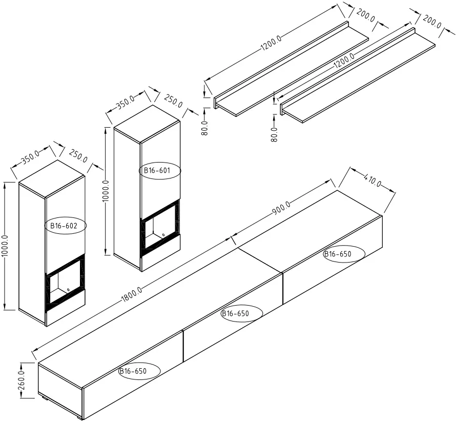 Living Helvetia Baros 2412BM10 (Light Beige/Black)