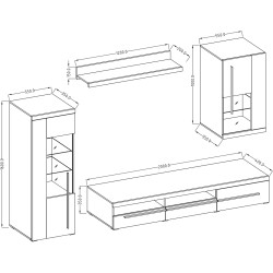 Living Helvetia Roger 22N2ZH10 (Wotan Oak/Black Matte) Thumb