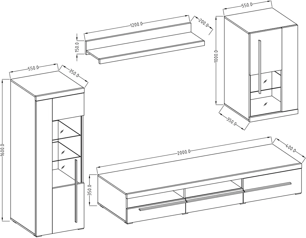Living Helvetia Roger 22N2ZH10 (Wotan Oak/Black Matte)