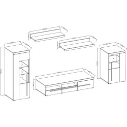 Living Helvetia Roger 22N2ZH11 (Wotan Oak/Black Matte) Thumb