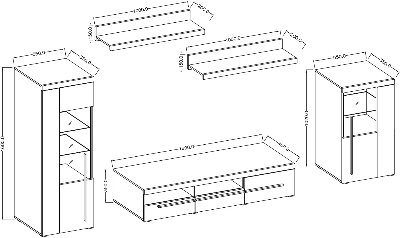 Living Helvetia Roger 22N2ZH11 (Wotan Oak/Black Matte)