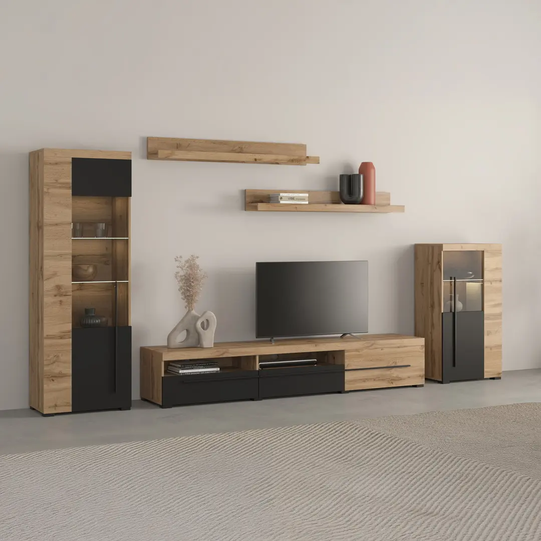 Living Helvetia Roger 22N2ZH11 (Wotan Oak/Black Matte)