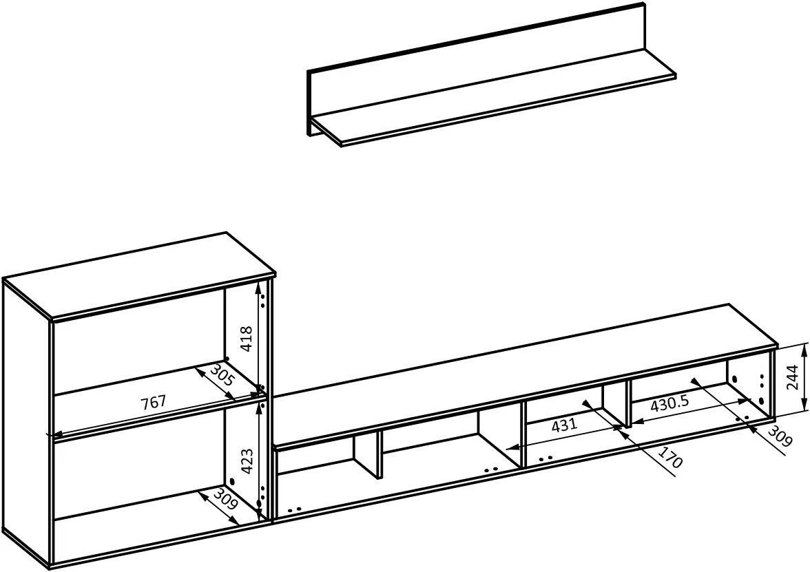 Гостиная Helvetia Tana 24N0NS09 (Wotan Oak) - 6