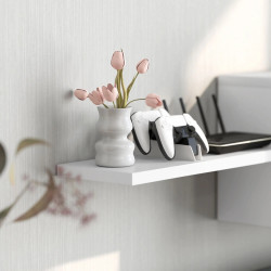 Living Homcom 83B-159V00WT (White/Natural) Thumb