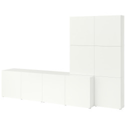Гостиная Ikea Besta/Lappviken с дверцами 300x42x193 (Белый) Thumb