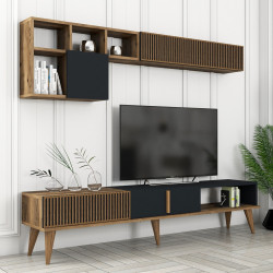 Гостиная Mirage Meble Milan TV (Walnut/Anthracite) Thumb
