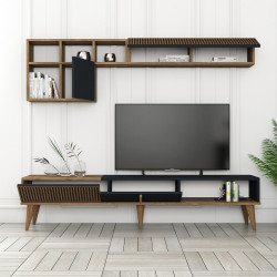 Гостиная Mirage Meble Milan TV (Walnut/Anthracite) Thumb