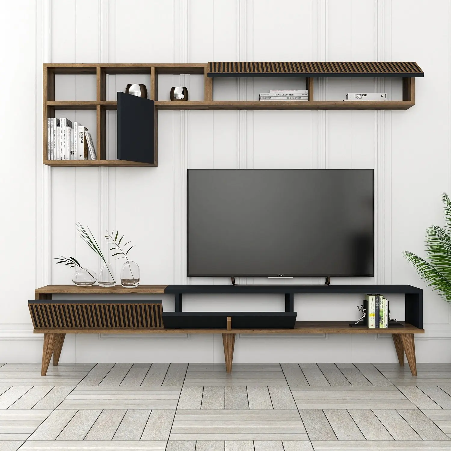 Гостиная Mirage Meble Milan TV (Walnut/Anthracite)