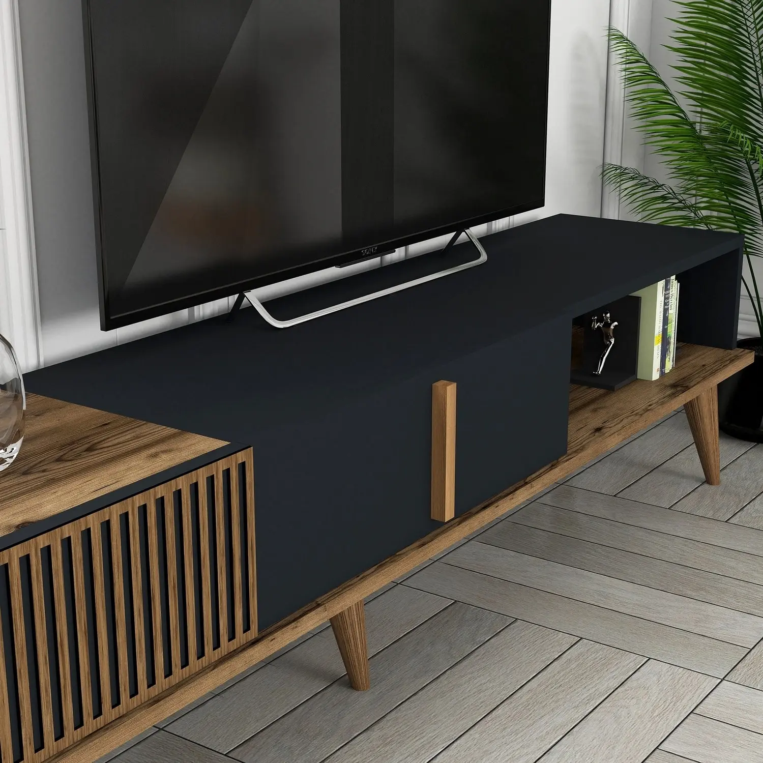 Гостиная Mirage Meble Milan TV (Walnut/Anthracite)