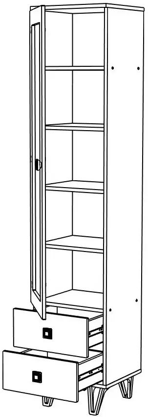 Living МЛ-Мебель Mira №6 2.25m (White) - 5