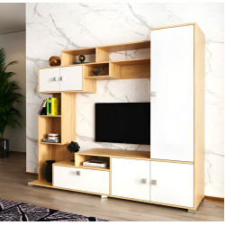 Living МЛ-Мебель ML-11 2.1m (Golden Oak/White)