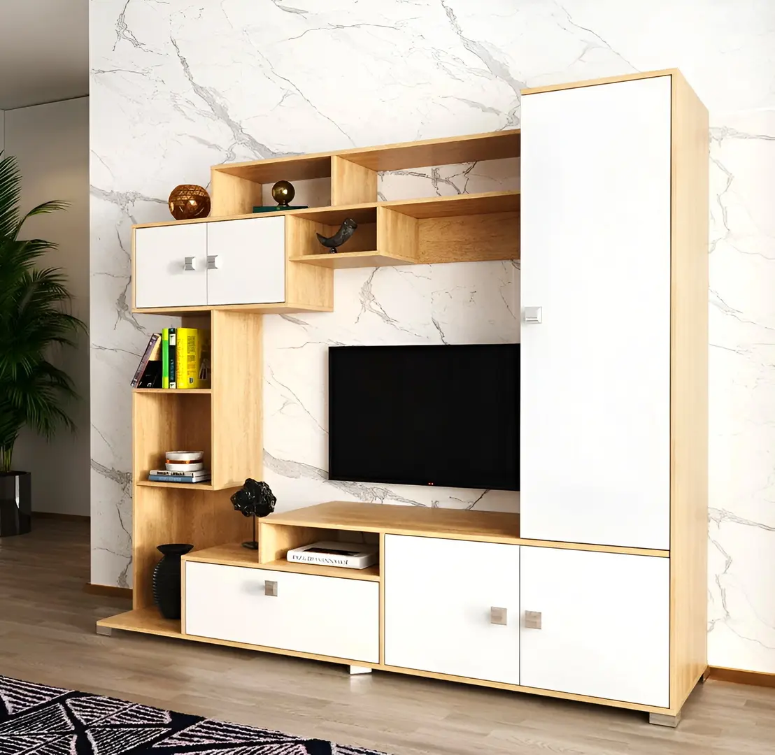 Living МЛ-Мебель ML-11 2.1m (Golden Oak/White)