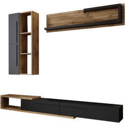 Гостиная Tempo Kondela Kalvados 2 (Tacho Oak/Anthracite) Thumb