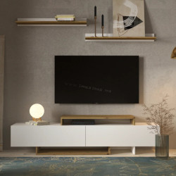 Гостиная Tempo Kondela Milona (White/Artisan Oak)