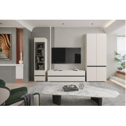 Гостиная Yasen Лондон Exclusive 1 SZF4D/RTV2S/REG1W1S (Кашемир/Антрацит) Thumb