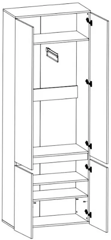 Гостиная Yasen Лондон Exclusive 1 SZF4D/RTV2S/REG1W1S (Кашемир/Антрацит) - 5