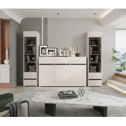 Гостиная Yasen Лондон Exclusive 3 REG1W1S/KOM3D3S (Кашемир/Антрацит) Thumb