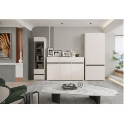 Гостиная Yasen Лондон Exclusive 4 SZF4D/KOM3D3S/REG1W1S (Кашемир/Антрацит) Thumb