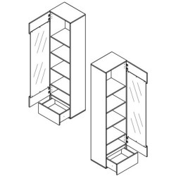 Гостиная Yasen Лондон Exclusive 4 SZF4D/KOM3D3S/REG1W1S (Кашемир/Антрацит) Thumb