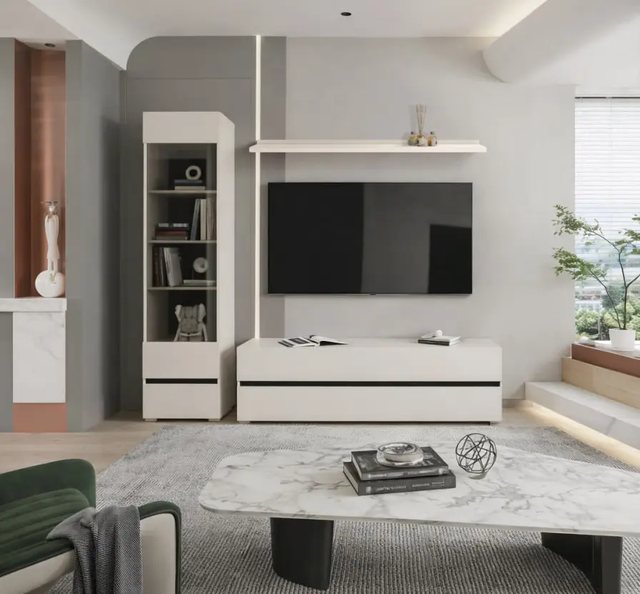 Гостиная Yasen Лондон Exclusive 5 RTV2S/REG1W1S/POL140 (Кашемир/Антрацит)