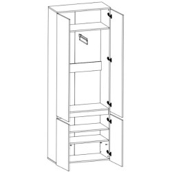 Гостиная Yasen Лондон Exclusive 6 SZF4D/RTV2S (Кашемир/Антрацит) Thumb