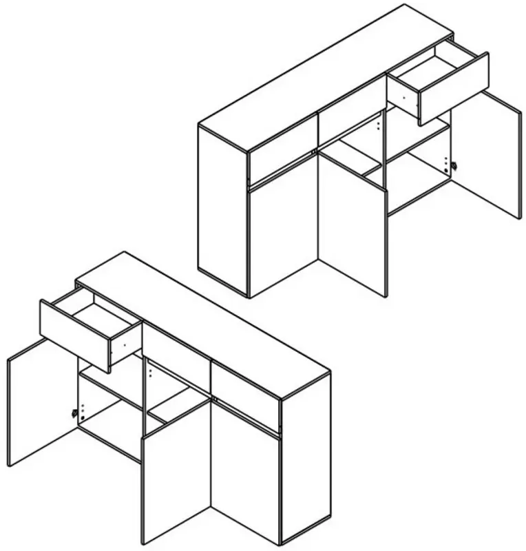 Гостиная Yasen Лондон Exclusive 7 REG1W1S/POL140/KOM3D3S (Кашемир/Антрацит) - 6