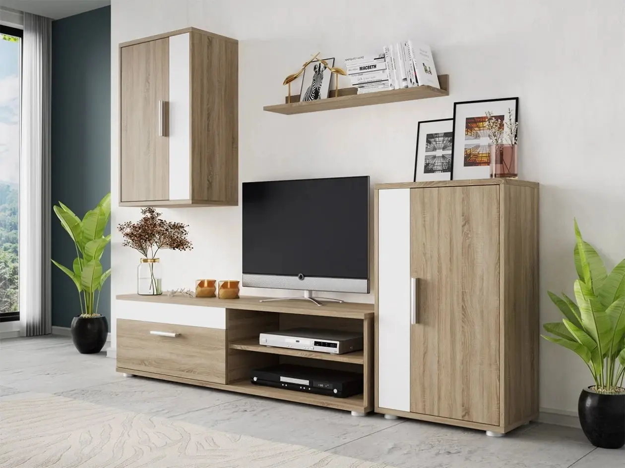 Living Yasen Mini Barato (Sonoma Oak/Nimphea Alba)