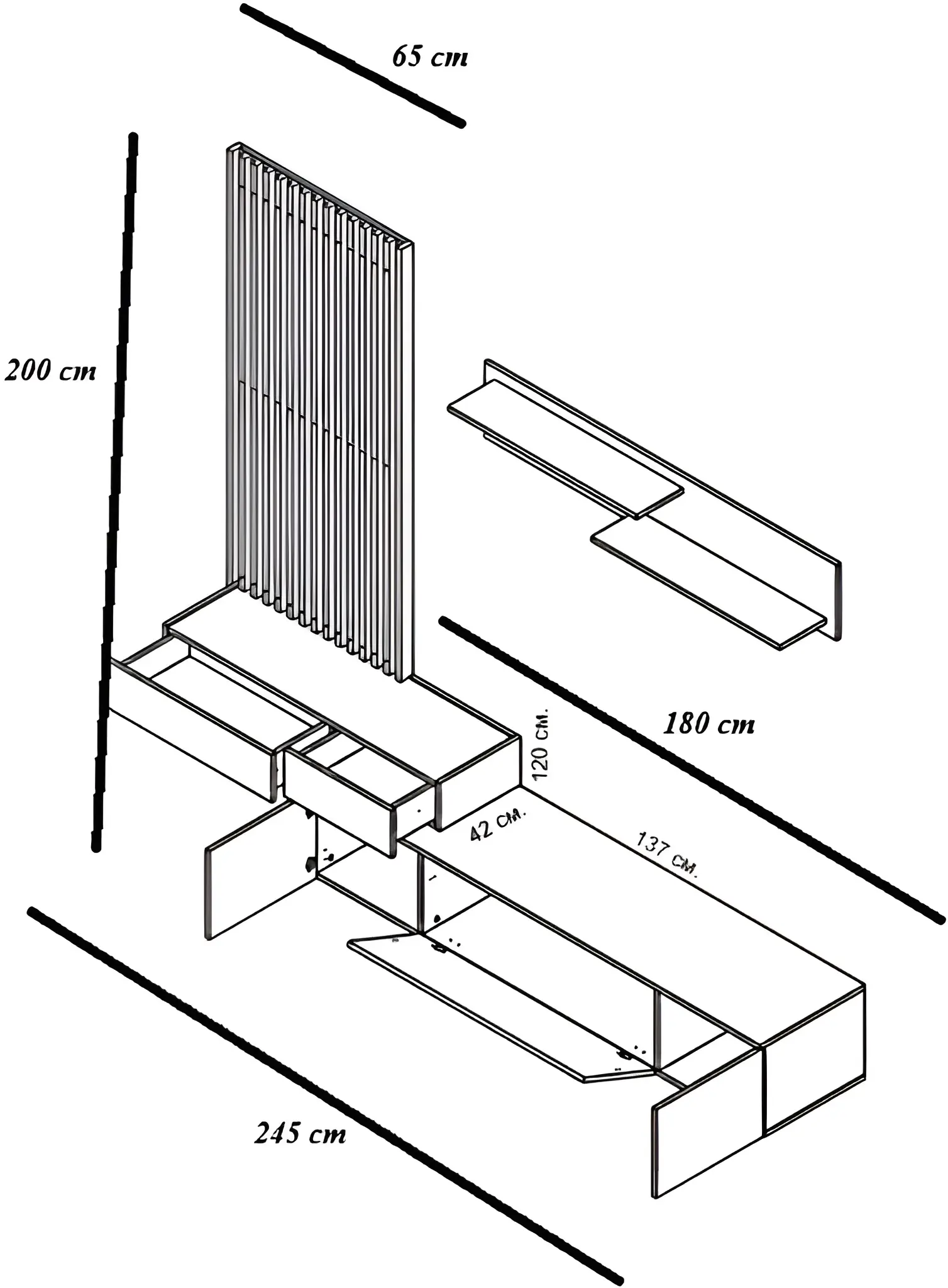 Гостиная Yasen Ребека (Дуб Артизан/Нимфея Альба)
