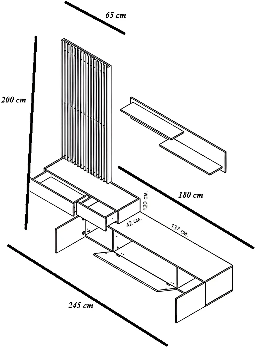Living Yasen Rebeca Plus (Artisan Oak/Nimphea Alba)