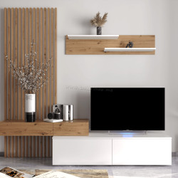 Гостиная Yasen Ребека Плюс (Дуб Артизан/Нимфея Альба)