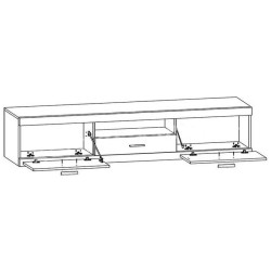 Living Yasen Vusher Exclusive 2 RTV2D1S/REG 1W2D2S L/P/SFW 1D (Nymphaea Alba/Gloss White) Thumb