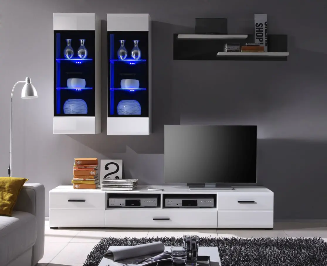 Living Yasen Vusher Exclusive 6 RTV2D1S/SFW 1W/РOL/110 (Nymphaea Alba/Gloss White)