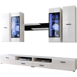 Гостиная Yasen Вушер RTV1D1SP/RTV1D1SL/SFW1W/SFW1D/РOL/110 (Нимфея Альба/Белый Глянец) Thumb