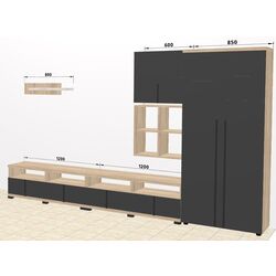 Living Ambianta Duet 1 3.25m (Bardolino/Gri) Thumb