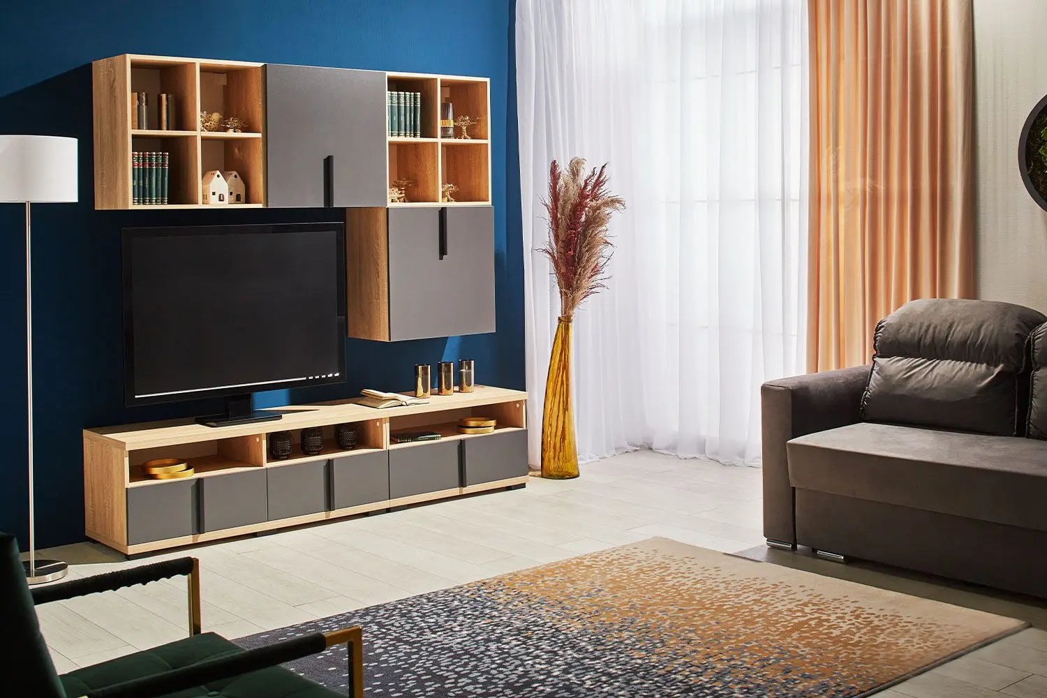 Гостиная Ambianta Duet 2.0м (Бардолино/Серый)